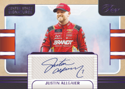 Center Stage Signatures Purple Justin Allgaier MOCK UP Center Stage Signatures Purple Justin Allgaier MOCK UP