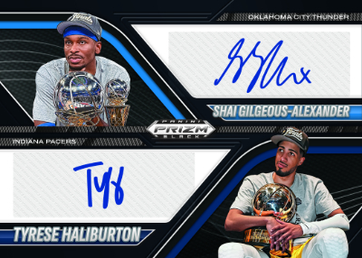 Dual Auto Shai Gilgeous-Alexander, Tyrese Haliburton MOCK UP