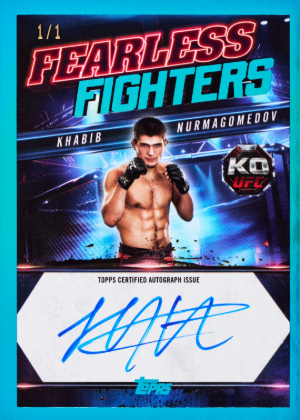 Fearless Fighters Platinum Khabib Nurmagomedov MOCK UP Fearless Fighters Platinum Khabib Nurmagomedov MOCK UP