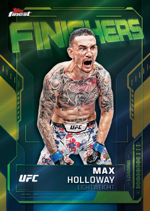 Finishers Gold Refractor Max Holloway MOCK UP Finishers Gold Refractor Max Holloway MOCK UP