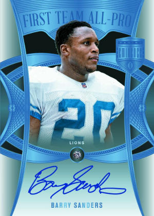 First Team All-Pro Diamond Sigs Barry Sanders MOCK UP First Team All-Pro Diamond Sigs Barry Sanders MOCK UP