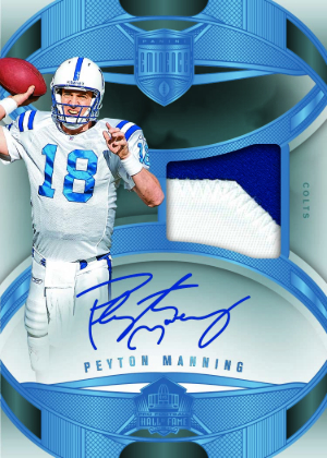 HOF Patch Auto Peyton Manning MOCK UP HOF Patch Auto Peyton Manning MOCK UP