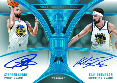 NBA Champions Dual Auto Stephen Curry, Klay Thompson MOCK UP NBA Champions Dual Auto Stephen Curry, Klay Thompson MOCK UP