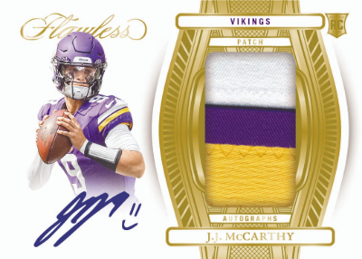 Rookie Patch Auto JJ McCarthy MOCK UP Rookie Patch Auto JJ McCarthy MOCK UP