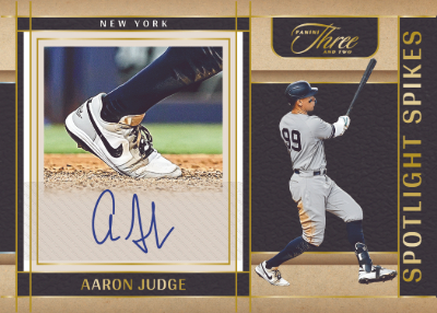 Spotlight Spikes Signatures Holo Gold Aaron Judge MOCK UP Spotlight Spikes Signatures Holo Gold Aaron Judge MOCK UP