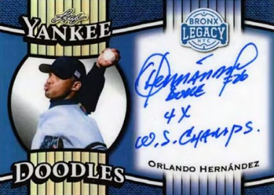 Yankee Doodles Orlando Hernandez MOCK UP Yankee Doodles Orlando Hernandez MOCK UP