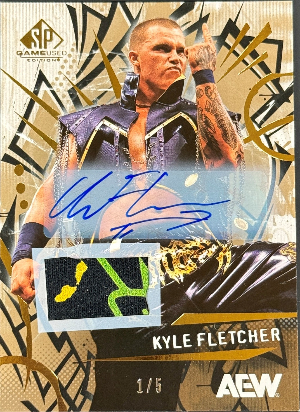 Base Gold Auto Memo Kyle Fletcher