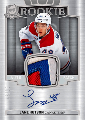 Base Rookie Auto Patch Lane Hutson MOCK UP