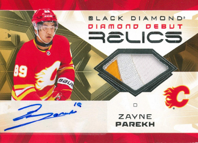 Diamond Debut Relics Auto Patch Zayne Parekh