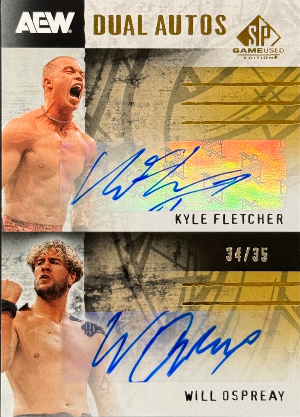Dual Auto Kyle Fletcher, Will Ospreay