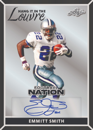 Hang it in the Louvre Auto Emmitt Smith MOCK UP