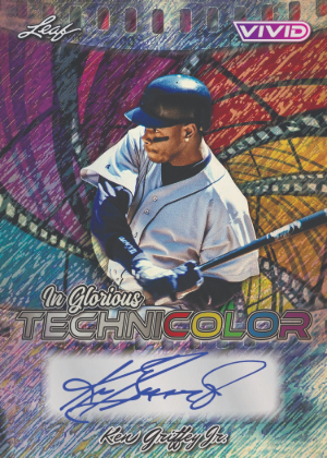 In Glorious Technicolor Auto Ken Griffey Jr MOCK UP