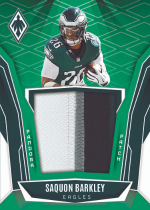 Pandora Patch Green Saquon Barkely MOCK UP