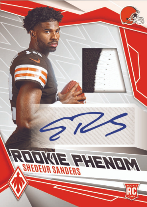 Rookie Phenoms Jersey Auto Shedeur Sanders MOCK UP