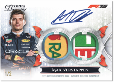 Single Driver Dual Relic Auto Max Verstappen MOCK UP