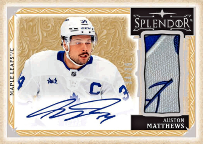 Splendor Auto Patch Auston Matthews MOCK UP