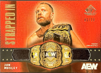 Strapped In Championship Relics Jon Moxley