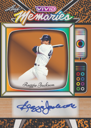 Vivid Memories Auto Reggie Jackson MOCK UP