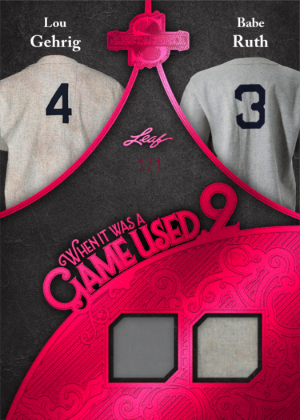 When It Was a Game Used Lou Gehrig, Babe Ruth MOCK UP When It Was a Game Used Lou Gehrig, Babe Ruth MOCK UP