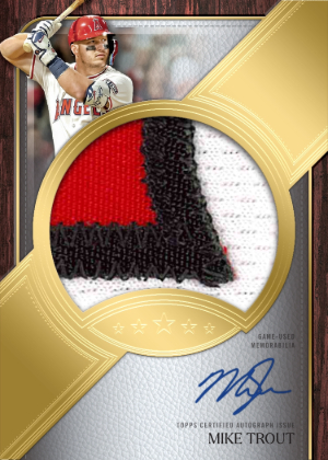 Auto Jumbo Patch Mike Trout MOCK UP Auto Jumbo Patch Mike Trout MOCK UP