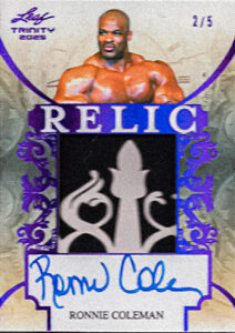 Auto Relic Ronnie Coleman MOCK UP