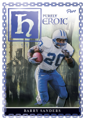 Base Purely Heroic Barry Sanders MOCK UP