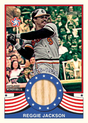 Bicentennial Relics Reggie Jackson MOCK UP