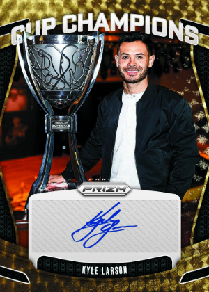 Cup Champions Signatures Gold Vinyl Kyle Larson MOCK UP