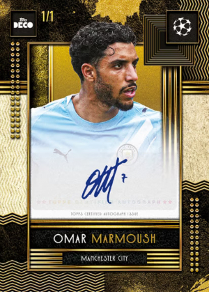 Curent Stars Auto Gold Omar Marmoush MOCK UP