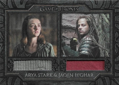 Dual Relics Arya Stark & Jaqen HGhar Dual Relics Arya Stark & Jaqen HGhar