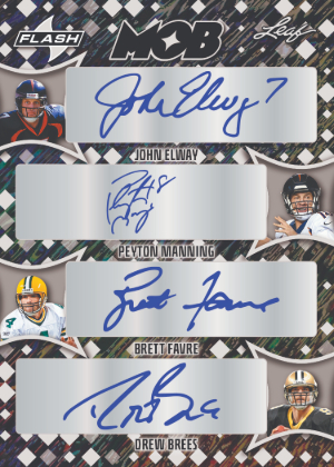 Flash Mob Auto John Elway, Peyton Manning, Brett Favre, Drew Brees MOCK UP