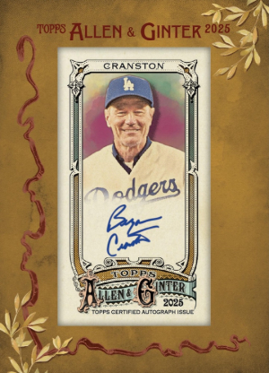 Framed Mini Non-Baseball Auto Bryan Cranston MOCK UP