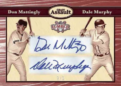 Grain Assault Duals Don Mattingly, Dale Murphy MOCK UP Grain Assault Duals Don Mattingly, Dale Murphy MOCK UP