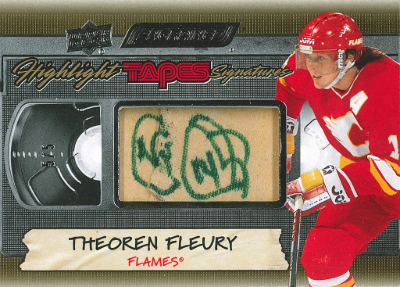 Highlight Tapes Signatures Theo Fleury