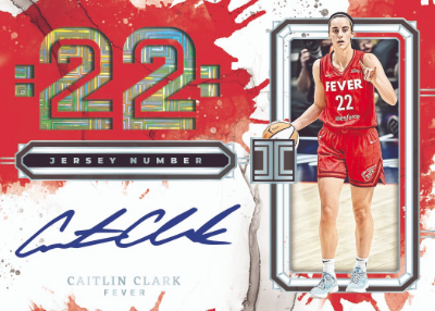 Impeccable Jersey Number Auto Caitlin Clark MOCK UP