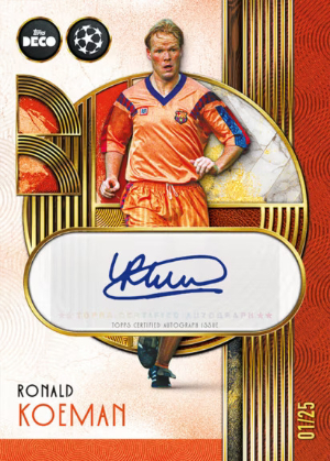 Legends Auto Orange Ronald Koeman MOCK UP