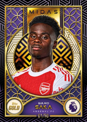 Midas Purple Bukayo Saka MOCK UP