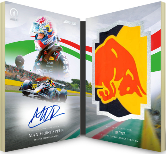 Only1 Auto Relic Book Max Verstappen MOCK UP