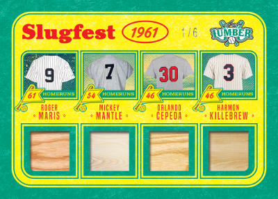 Slugfest Roger Maris, Mickey Mantle, Orlndo Cepeda, Harmon Killebrew MOCK UP Slugfest Roger Maris, Mickey Mantle, Orlndo Cepeda, Harmon Killebrew MOCK UP