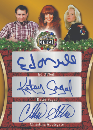 Triple Auto Ed O'Neill, Katey Sagal, Christina Applegate MOCK UP