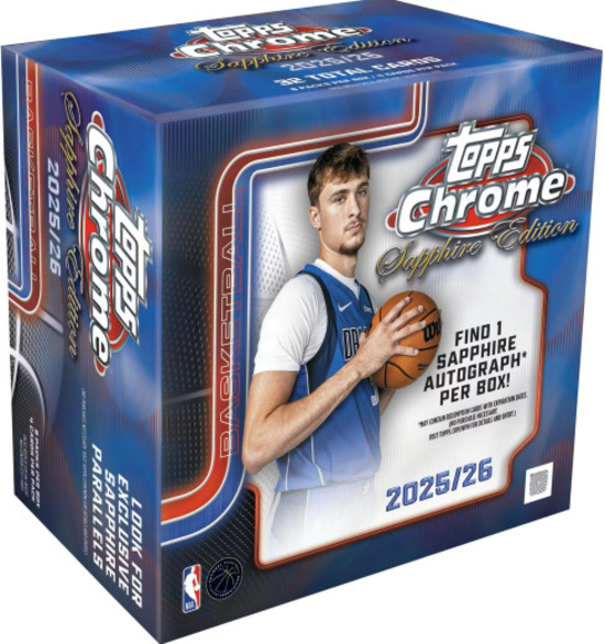 2025-26 Topps Chrome Sapphire Basketball