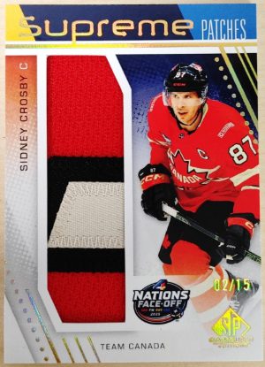 2025 4 Nations Face-Off Supreme Patches Sidney Crosby