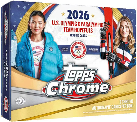 2026 Topps Chrome US Winter Olympic and Paralympic Hopefuls