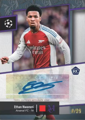 Archival Auto Amethyst Ethan Nwaneri MOCK UP Archival Auto Amethyst Ethan Nwaneri MOCK UP