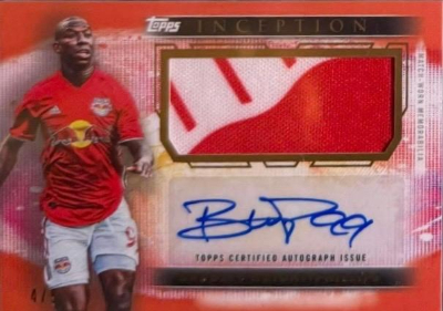 Auto Legendary Relics Orange Bradley Wright-Phillips MOCK UP