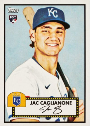 Base 1952 Topps Rookie Variation Jac Caglianone MOCK UP