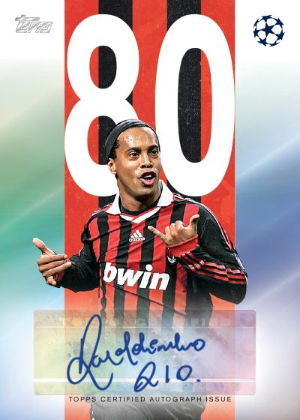 Best of the Best Legendary Numbers Auto Ronaldinho MOCK UP