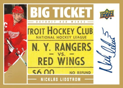 Big Ticket Auto Nicklas Lidstrom MOCK UP Big Ticket Auto Nicklas Lidstrom MOCK UP
