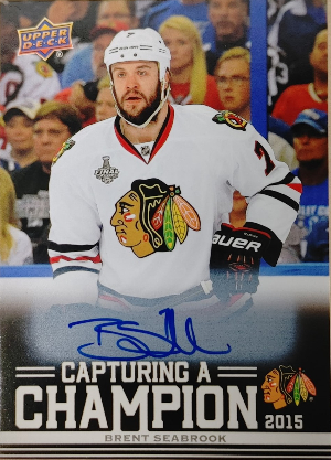 Capturing a Champion Auto Brent Seabrook Capturing a Champion Auto Brent Seabrook