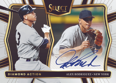 Diamond Action Signatures Alex Rodriguez MOCK UP